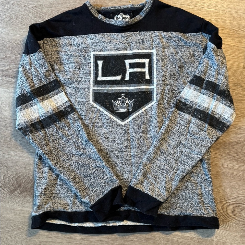 Red Jacket Los Angeles Kings Preston TC French Terry Adult Sweatshirt